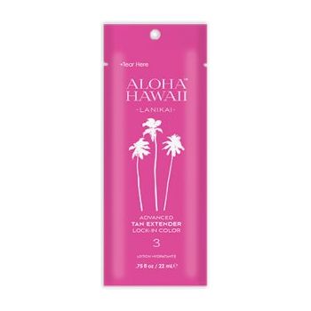 1 packet Aloha Hawaii Lanikai Step 3 Lock-In Color Tan Extender .75oz