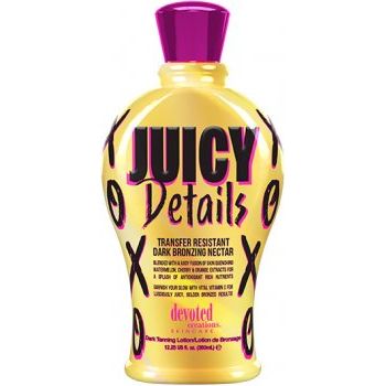 Juicy Details Transfer Resistant WHITE DHA Bronzer Tattoo Color Fade Protect 12.25oz