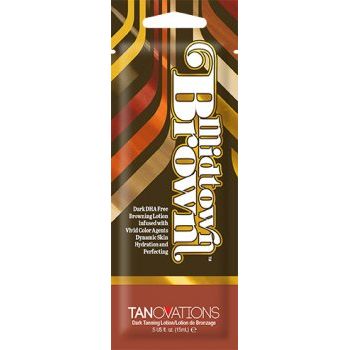 1 packet Midtown Brown Dark DHA Free Bronzer Coconut Juice Based Formula .5oz