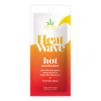 1 packet Hempz Heatwave Hot Accelerator with 100% Pure Natural Hemp Seed Oil & Sultry Skin Stimulators .57oz