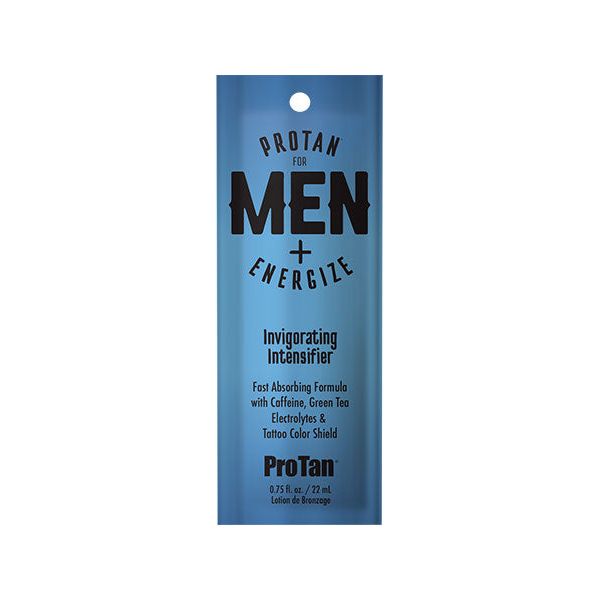 1 packet ProTan Men + Energize Invigorating Intensifier .75oz