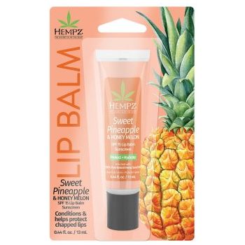 Hempz Sweet Pineapple Lip Balm Blister Pack SPF 15 - 0.44 fl oz