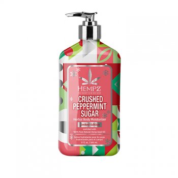 Hempz Crushed Peppermint Sugar Moisturizer 17oz Limited Edition