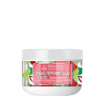 Hempz Crushed Peppermint Sugar Scrub 4oz Limited Edition