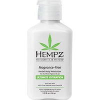 Hempz Fragrance Free Herbal Body Moisturizer UItimate Hydration 2.25oz MIni