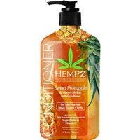 Hempz Sweet Pineapple & Honey Melon Herbal Condtioner Enriched with Vegan Biotin & Vitamin C For Fine or Thin Hair 17oz