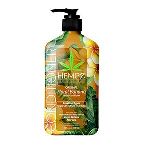 Hempz Original Herbal Conditioner Floral Banana Enriched with Vegan Biotin & Aloe For All Hair Types 17 oz