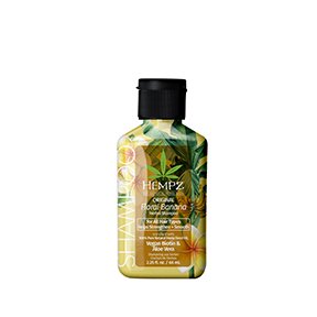 Hempz Original Herbal Shampoo Floral Banana Enriched with Vegan Biotin & Aloe For All Hair Types 2.25oz Mini