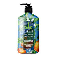 Hempz Triple Moisture Herbal Condtioner Enriched with Vegan Biotin & Shea Butter For Dry, Damaged Hair 17oz