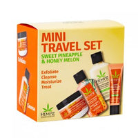 Hempz Sweet Pineapple & Honey Melon Mini Travel Set 4 Count Limited Edition