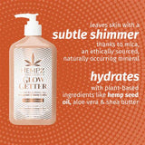 Hempz Glow Getter Hydrate + Shimmer Body Moisturizer 17oz